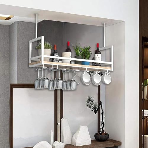 Support de verre à vin suspendu étagère de rangement flottante 80cm