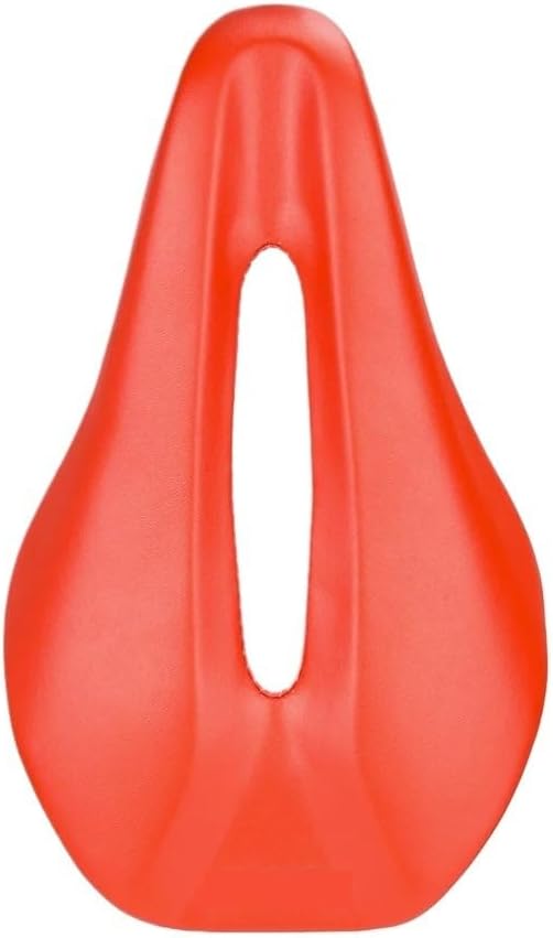 White Bicycle Seat MTB Road Bike Saddle Pain Relief PU Ultralight Breathable Comfortable Cushion Cycling Racing Parts