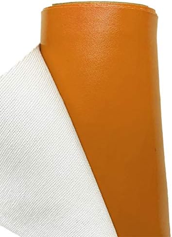 A-Express Faux Leather Fabric Leatherette Vinyl Waterproof Leathercloth Material Clothing Dressmaking Upholstery - 1 Metre 100cm x 140cm Coffee Brown