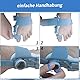 Hallux Valgus Korrektur Fixierplatte, Hallux Valgus Schiene, Hallux Valgus Ballen Zehen Korrektor mit 4 Verschiedenen Befestigungswinkeln, Hallux Valgus Korrektur Set für Damen und Herren
