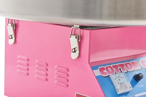 Kratos Commercial Cotton Candy Machine, Candy Floss Maker, 21\" Stainless Steel Bowl with Sugar Scoop, 120V, 1080W