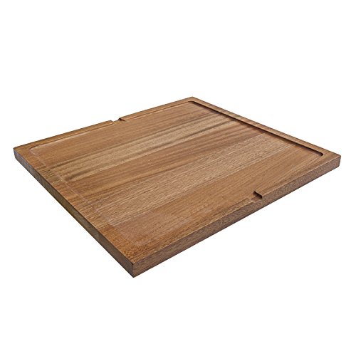 Tabla de cortar de madera maciza Ruvati 43.8x40x2.2 cm