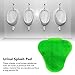Urinal Splash Pad - Triangle Urinal Screen with Deodorizer, Men's Urinal Hygiene Solution(绿色)