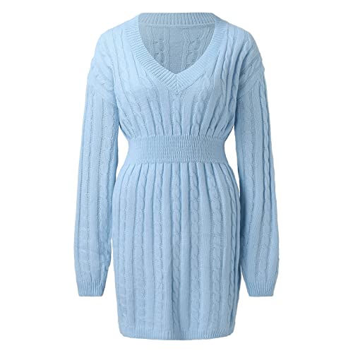 Robe pull col en V pour sublimer votre silhouette