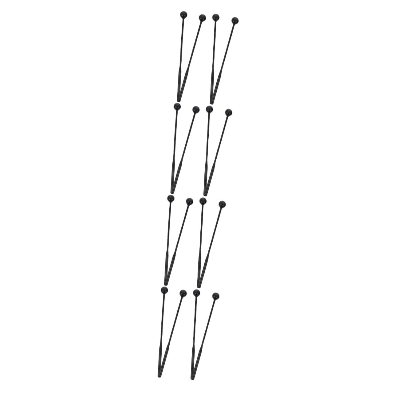 TOYANDONA 8 Paires De De Percussion Marteau Bâtons De Marimba Maillets Durs Bol Chantant De Langue Maillet Bol De Bol En Cristal Bol En Silicone