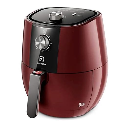 Fritadeira Elétrica Grand Airfryer 4L Electrolux EAF31 vermelha 1400W 127V