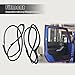 FZJDSD 1 Pair Front Full Door Felt Gasket Trim Seal Weatherstrip Compatible with Jeep Wrangler 2007-2018 Replace 55395274AW 55395275AW Driver&Passenger Front Full Door Weatherstrip Rubber Seal Strip