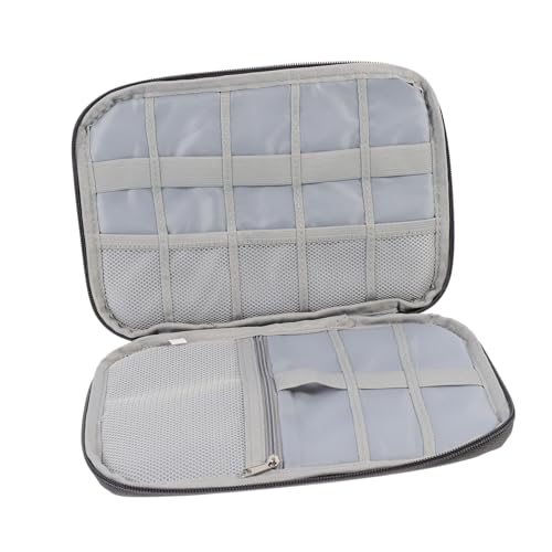 CALLARON 1 Pc Ver Bolsa De Almacenamiento Reloj Portátil Bolsa De Reloj De Viaje Bolsa De Viaje Bolsas Organizadoras De Viaje Organizador De Almacenamiento Para Tela Oxford Grey