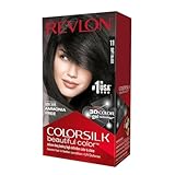 Revlon ColorSilk Beautiful Color, Soft Black [11] 1 ea (Pack of 4)