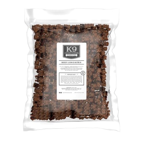 K9 Connoisseur Beef Lung Dog Treats - USA Made Single Ingredient Dog Treat