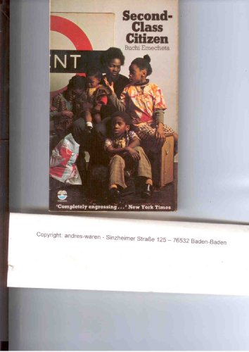 Second Class Citizen 0006145175 Book Cover