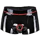Kangxinsheng Latex Boxershorts für Herren,Latex Unterwäsche mit offenen Löchern,Naturkautschuk Unterhose für Herren,Cosplay Kostüme,Party und Club Kostüme-XXL