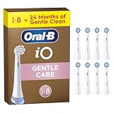 Oral-B iO Gentle Care Original Electric Toothbrush Heads, White - Pack of 8, Replacement Toothbrush Heads with Extra Soft Bristles for Sensitive Gums & Gentle Plaque Removal, Packaging May Vary