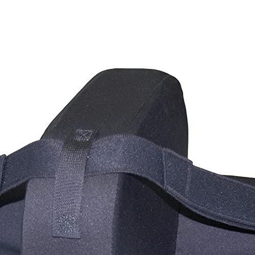 Skil-Care 555060 Abductor And Contracture Leg Cushion Pillow For Side And Back Sleeping W/Hook & Loop Knee Straps, Outer Plush Cover, & Inner Nylon Cover #TOP4