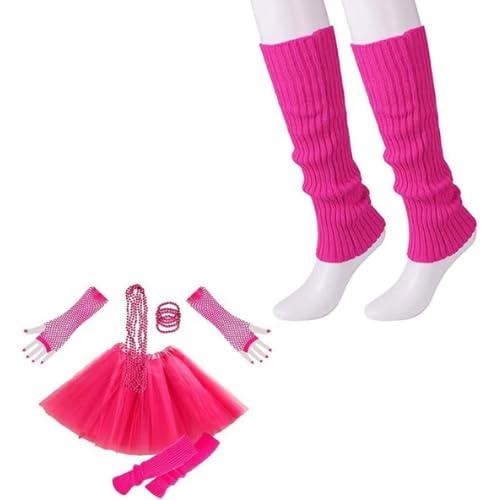 Kit Fantasia Anos 80 Amarelo