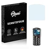 Bruni Schutzfolie kompatibel mit Emporia Pure Folie, glasklare Bildschirmschutzfolie (2X)