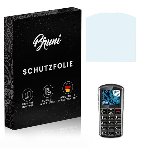 Bruni Schutzfolie kompatibel mit Emporia Pure Folie, glasklare Bildschirmschutzfolie (2X)