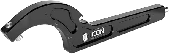 ICON Billet Coilover Preload Adjustment Spanner Wrench, 2 Pin, 198001