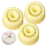 Juego de 5 moldes para hacer sushi, moldes de sushi, triángulo, flores, oso, amor, corazón, sushi, herramientas de cocina, platos de sushi, molde de bola de arroz (G)