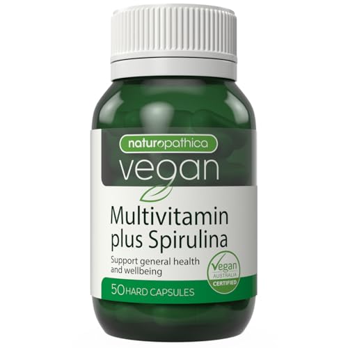 Naturopathica Vegan Multivitamin Plus Spirulina 50 Capsules