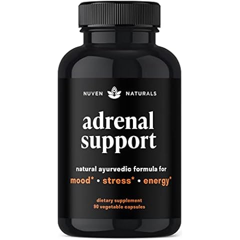 Nuven Naturals Adrenal Support Supplement Cover