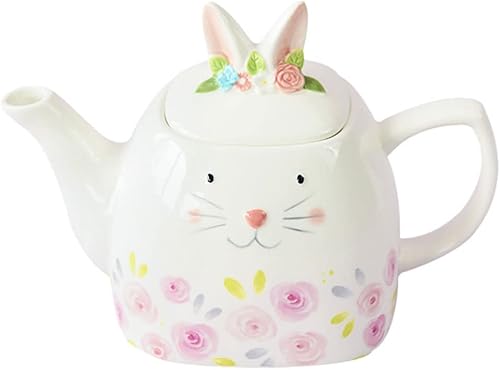 Miniatura 8 de Jarra de leche de Pascua Olla de café de cerámica Tetera de cerámica Tetera Accesorio de té Tetera de oficina Tetera de cerámica Tetera de té Tetera