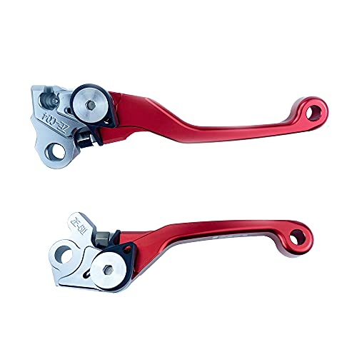 New Cnc Motorcycle Billet Foldable Pivot Clutch Brake Lever Handle For Cr125R Cr 125 R 04-07 Crf250R Crf 250 R Crf450R 04-06 Crf250X 04-17 Crf450X 05-17 Dirt Bike Pit Bike #TOP4