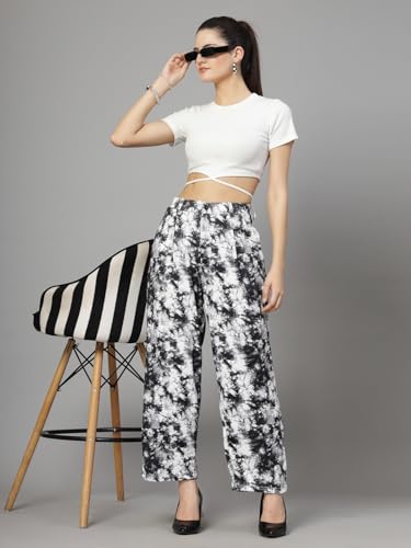 Image of UZARUS Women's Relax Fit Trouser 2 Pockets Baggy Pants