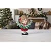 Precious Moments Deck The Halls 2025 Dated Girl Bisque Porcelain Figurine Red Dress & Garland 251001