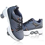 Pinkskattings@ Damen Und Mädchen Rollschuhe Skateboard Schuhe Kinderschuhe Mit Rollen Skate Shoes Rollen Schuhe Sportschuhe Laufschuhe Sneakers Mit Rollen Kinder (Weiß