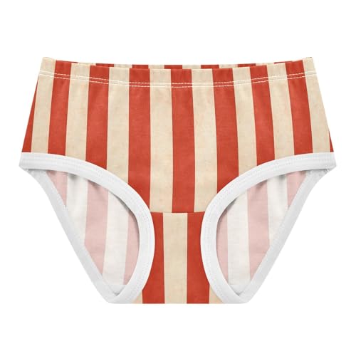 Red Yellow Stripe Toddler Girls's Underwear 2T 2300913