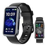 BLUELOVER Men's Women's Smart Watch, 1.47 Inch Sports Band, with Message alerts/Heart Rate/Sleep, for Android Phone/iPhone Compatible Fitness Tracker Smart Smart Watch