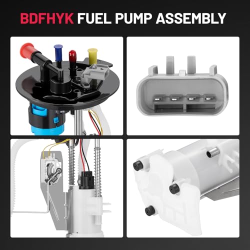 Image of BDFHYK Electric Fuel Pump Module Assembly Compatible with Ford Ranger 2004-2006 2.3L L4, 3.0L V6, 4.0L V6 Replace E2356M