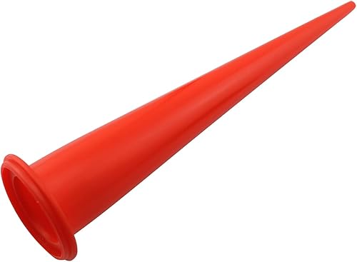 Miniatura 3 de LQ Industrial Boquilla de calafateo de 2 piezas, boquilla de calafateo de 11.8 in, extensión de repuesto, color rojo