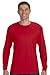 Hanes TAGLESS Long-Sleeve T-Shirt,Deep Red,Large