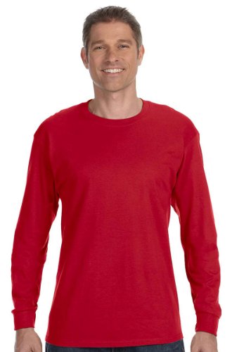 Image of Hanes Mens 6.1 oz. Tagless ComfortSoft Long-Sleeve T-Shirt (5586)