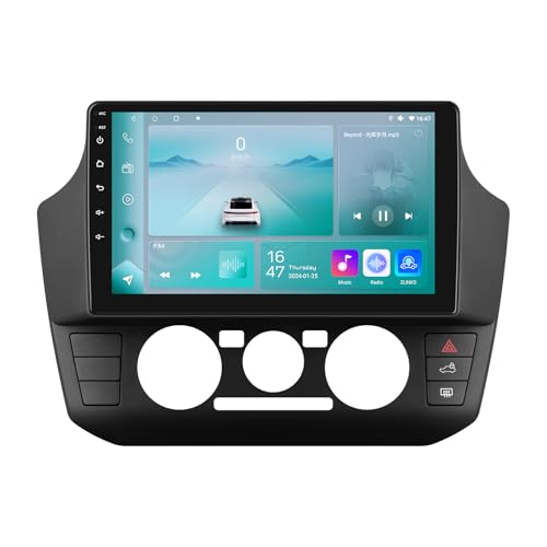 Ossuret - Radio de coche para Volks Wave UP 2017-2023 (aire acondicionado manual), 9 pulgadas Android 14 pantalla táctil 2+64 GB navegación GPS con Carplay Android Auto WiFi Bluetooth USB Control del