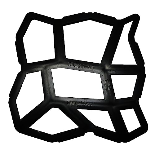 Forma Molde Piso Calçada Jardim Easy Piso Original Caminho de Pedras com Manual para Construção e De