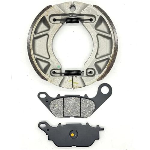 Ersatzteile Bremsbeläge Motorrad-Scheibenbremsbeläge Für Yamaha YS125Fi F, H, J, K, L Für Fazer 125, Mit Geräuschunterdrückung Und Metallteilen Motorrad Scheibenbremsbelag(Vorne hinten)
