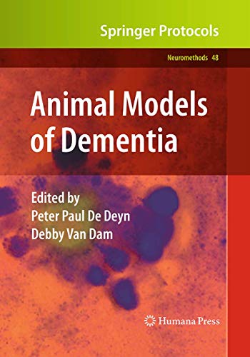 Animal Models of Dementia (Neuromethods, 48)