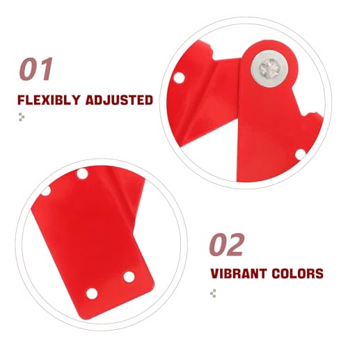 Charnière métallique pliable Vaguelly en alliage d'aluminium réglable pour échelle de grenier - 8