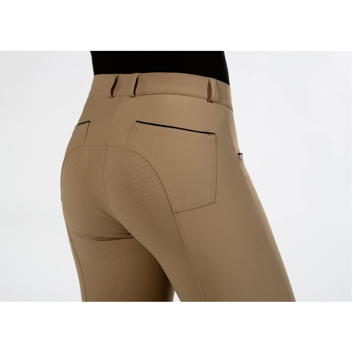 HKM Beagle Culera Full Silicona - Pantalones de Montar Mujer