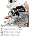 UniCrena Y2k Cat Plush Keychain Cute - Black Fuzzy Kitty Bag Purse Charms Kawaii Key Chain Halloween Gifts for Cat Lover