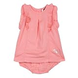  3 Pommes 3L30030 Vestido, Rosa (Tropical Pink), 3-6 Meses para Bebés