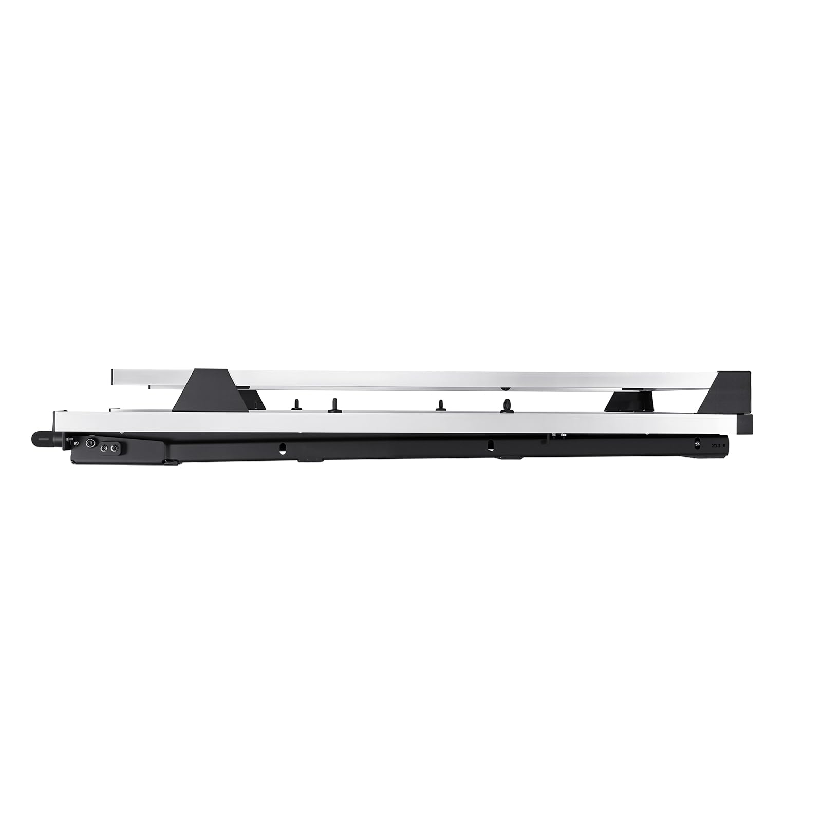 VEVOR Organiseur de lit Coulissant pour Camion, 1727 x 1220 mm, tiroir de Rangement Robuste pour Caisse de Camion, 453,6 kg, avec 6 Anneaux Mobiles de Fixation, Plateau Coulissant 2 Positions, Noir