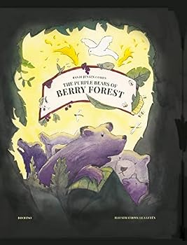 Hardcover The purple bears of berry forest [Danish] Book