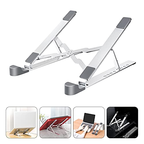 WINOMO Laptop Stand Portátil Titular Dobrável 16 Polegadas Notebook Riser Titular Stands Dobrável Su