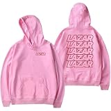 YIHZYUANKFS LazarBeam Merch Hoodies New Casual Sweatshirts Men's and Women's Pullovers Streetwear (Pink,X-Large)