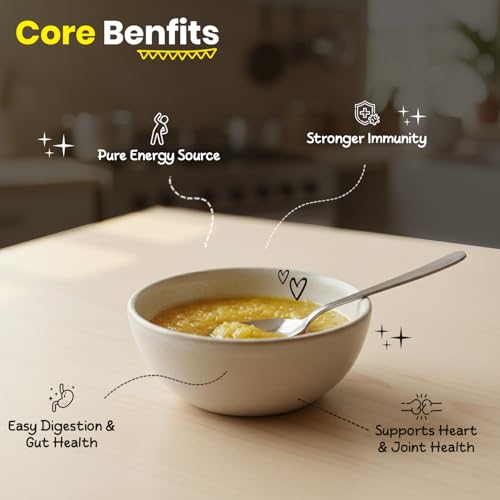 Image of Desert Native A2 Tharparkar Cow Vedic Bilona Cultured Ghee | Pure & Traditional, steel can