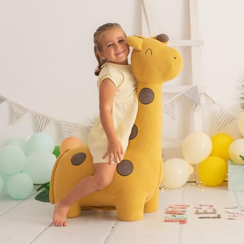 Peluche Girafe Hypoallergénique pour la peau sensible